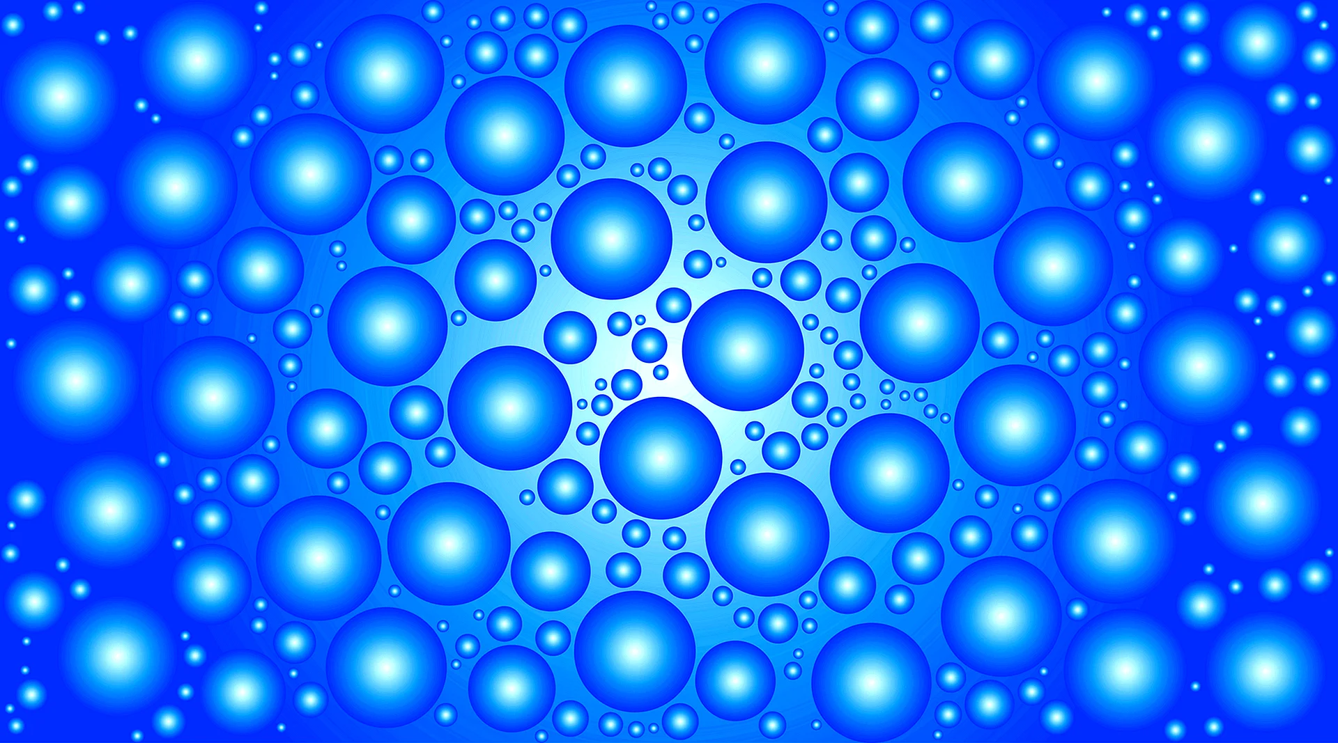 Blue Bubble Wallpaper