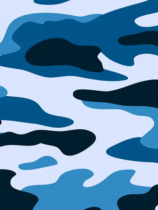 Blue Camouflage Wallpaper