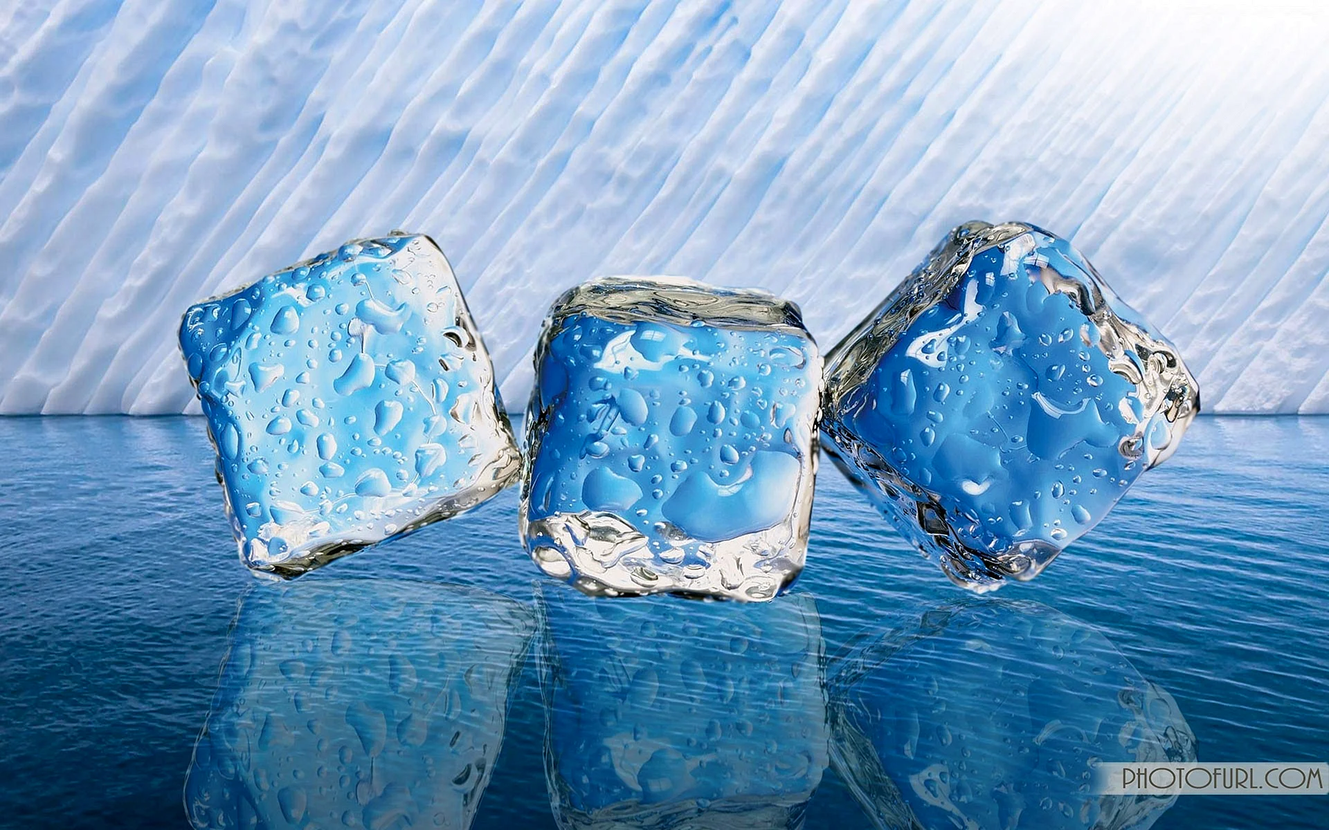 Blue Crystal Wallpaper