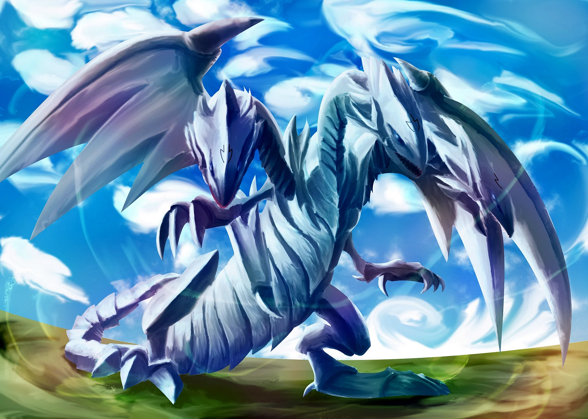 Blue Eyes White Dragon Yu Gi Oh Wallpaper