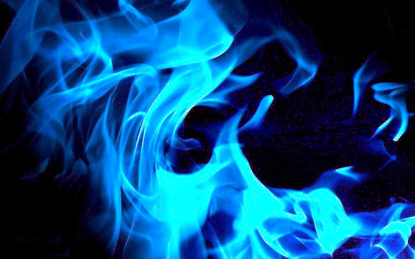 Blue Fire Wallpaper