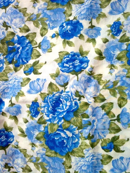 Blue Floral Wallpaper