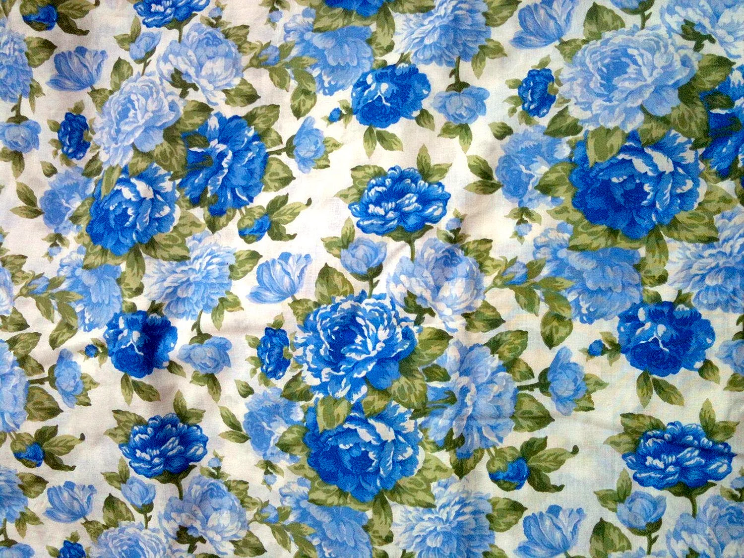 Blue Floral Wallpaper