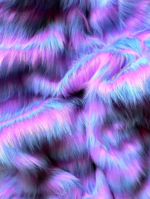 Blue Fur Wallpaper