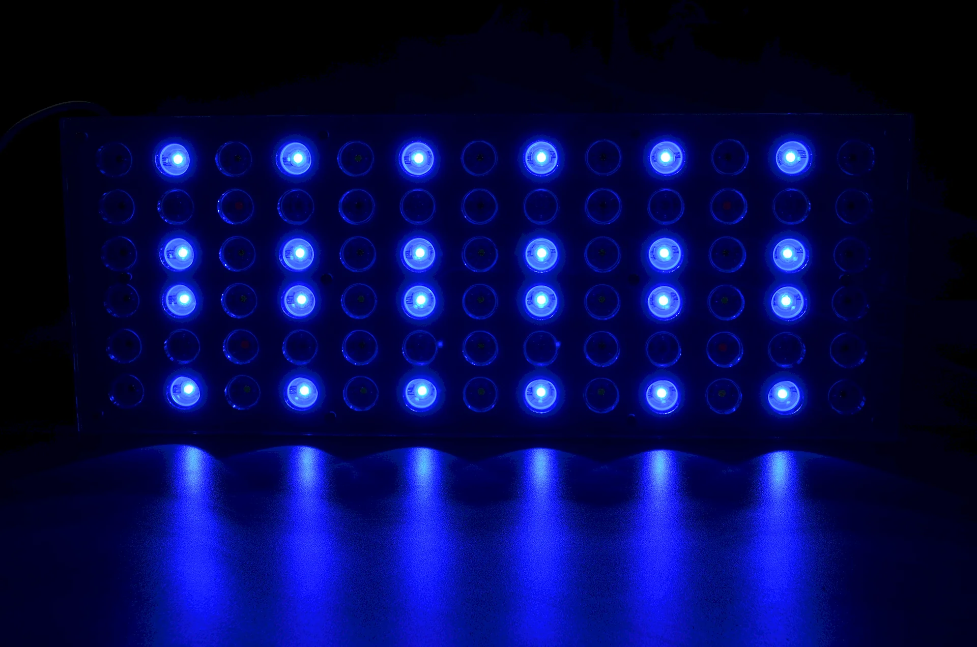 Blue Led Light Wallpaper