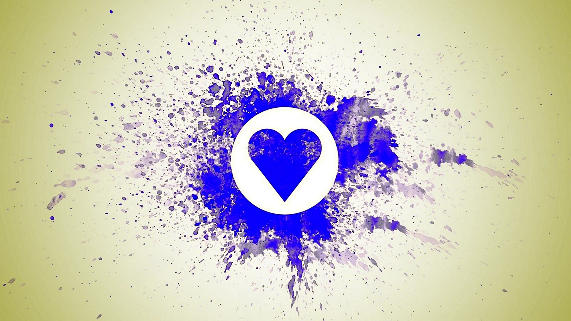 Blue Love Wallpaper