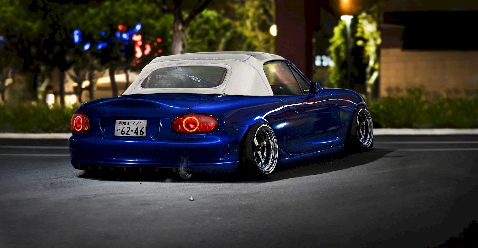 Blue Mazda Miata Wallpaper