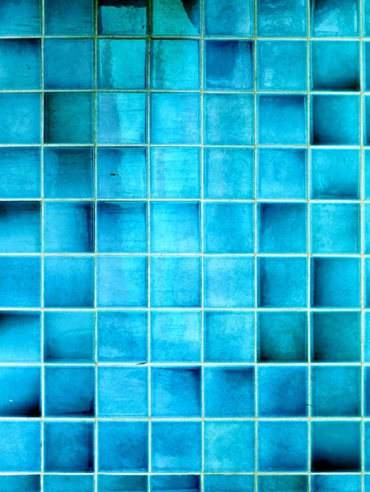 Blue Mosaic Tiles Texture Wallpaper