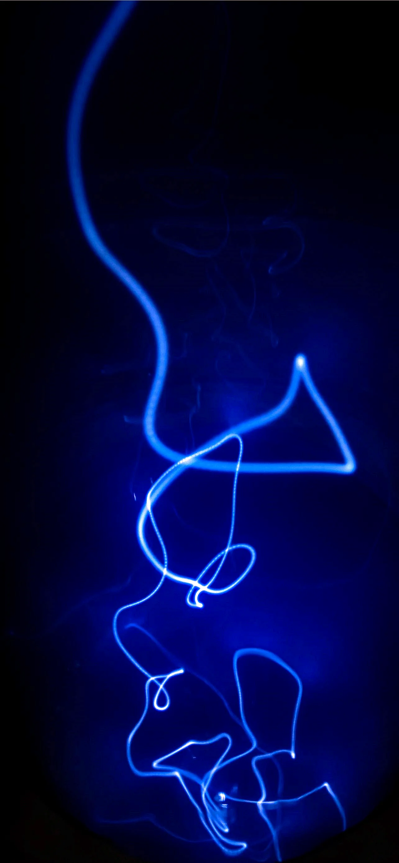 Blue Neon Light Wallpaper for iPhone 13 Pro Max