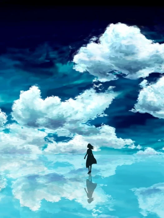 Blue Sky Anime Wallpaper