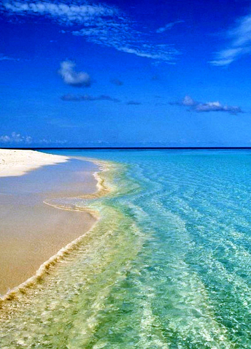 Blue Sky Beach Wallpaper For iPhone