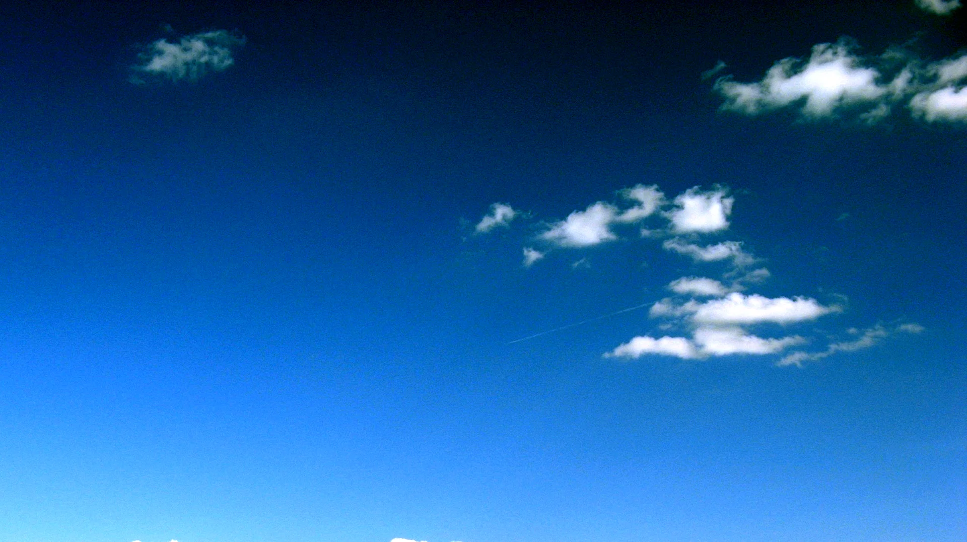 Blue Sky Panoramic Wallpaper