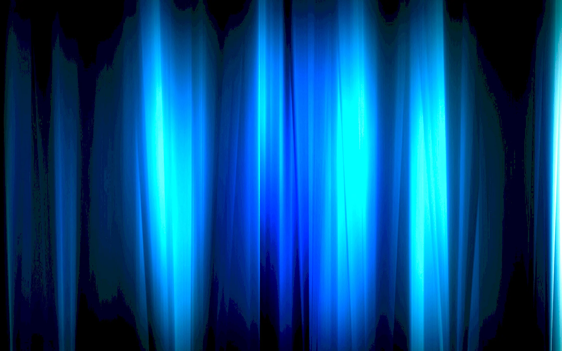 Blue Stage Curtain Wallpaper