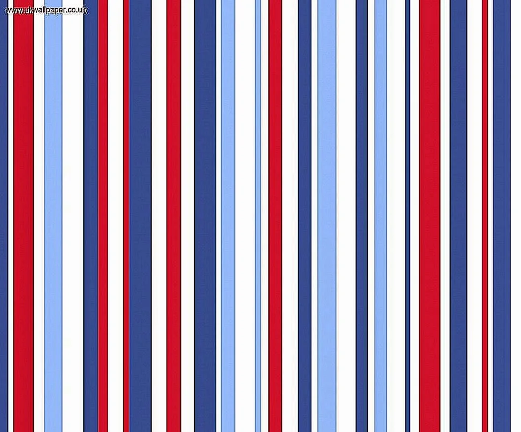 Blue Stripe Pattern Wallpaper