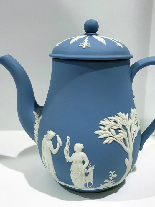 Blue Teapot Wallpaper
