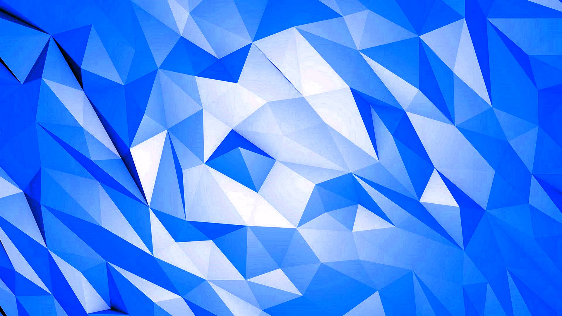 Blue Triangle Wallpaper