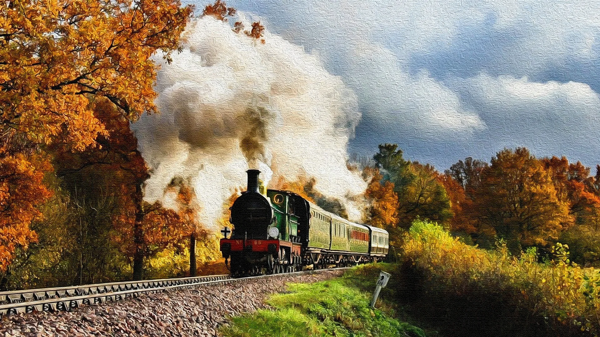 Bluebell Railway Steam Train Wallpaper