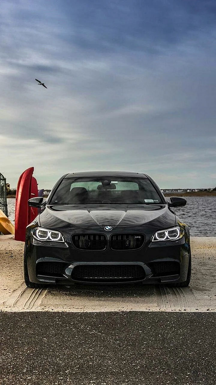Bmw M5 Black Wallpaper For iPhone