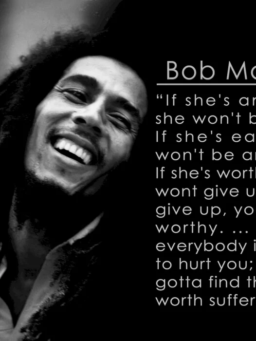 Bob Marley quotes Wallpaper