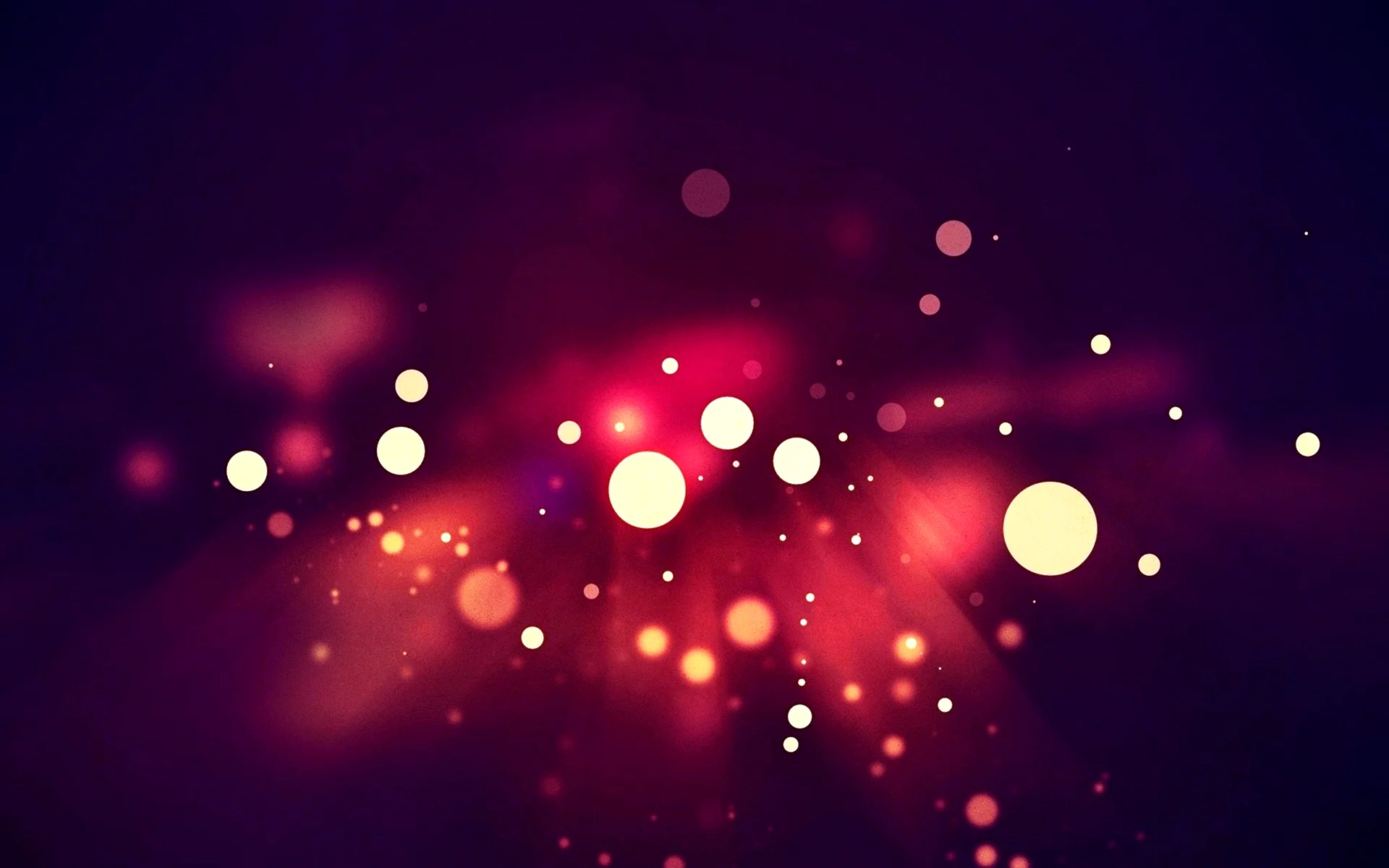 Bokeh Lens Flare Wallpaper