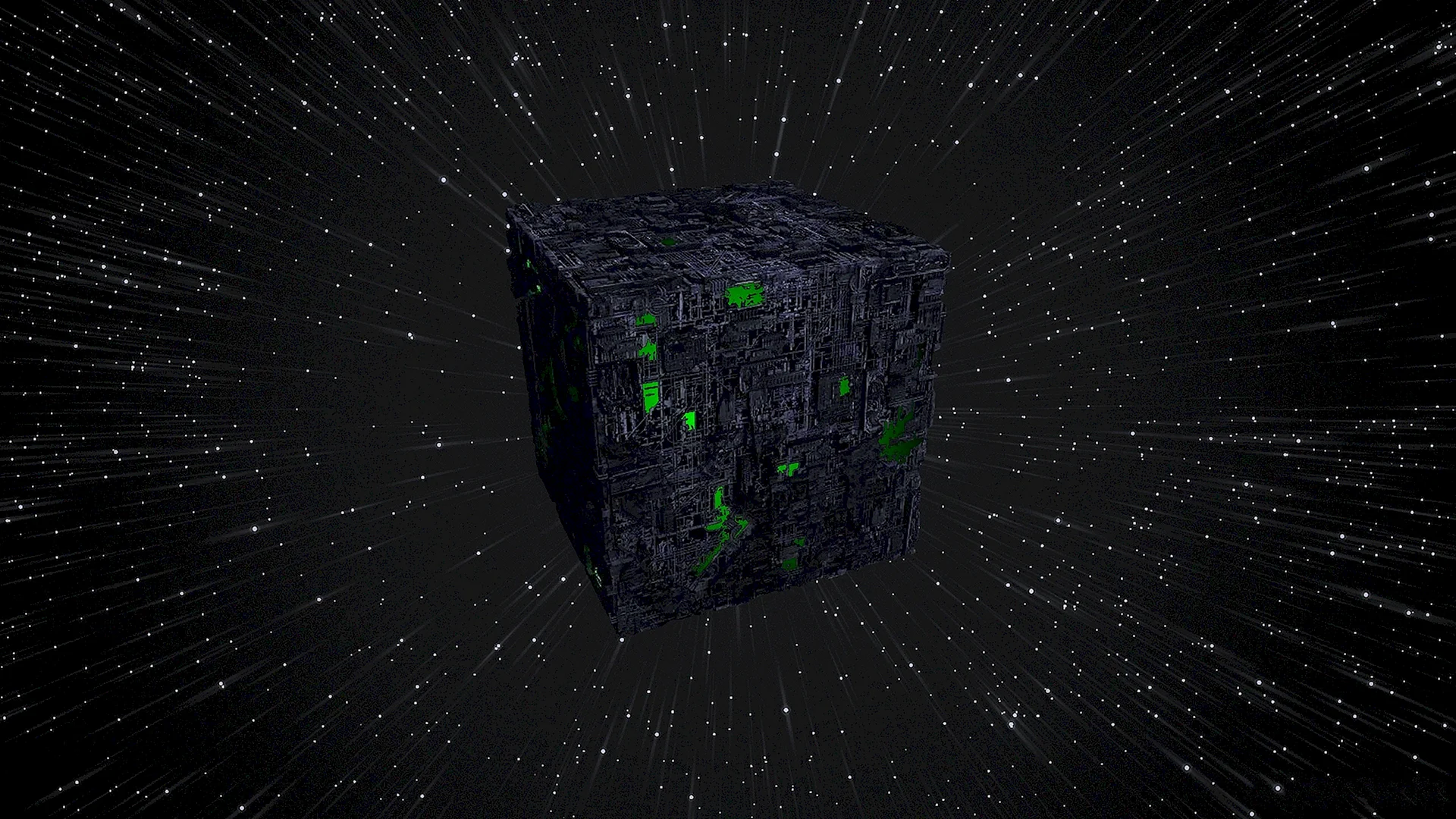 Borg Cube Wallpaper