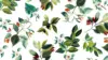 Botanical allover pattern Wallpaper