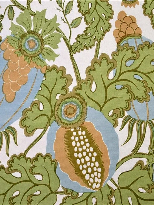 Botanical Motifs Wallpaper