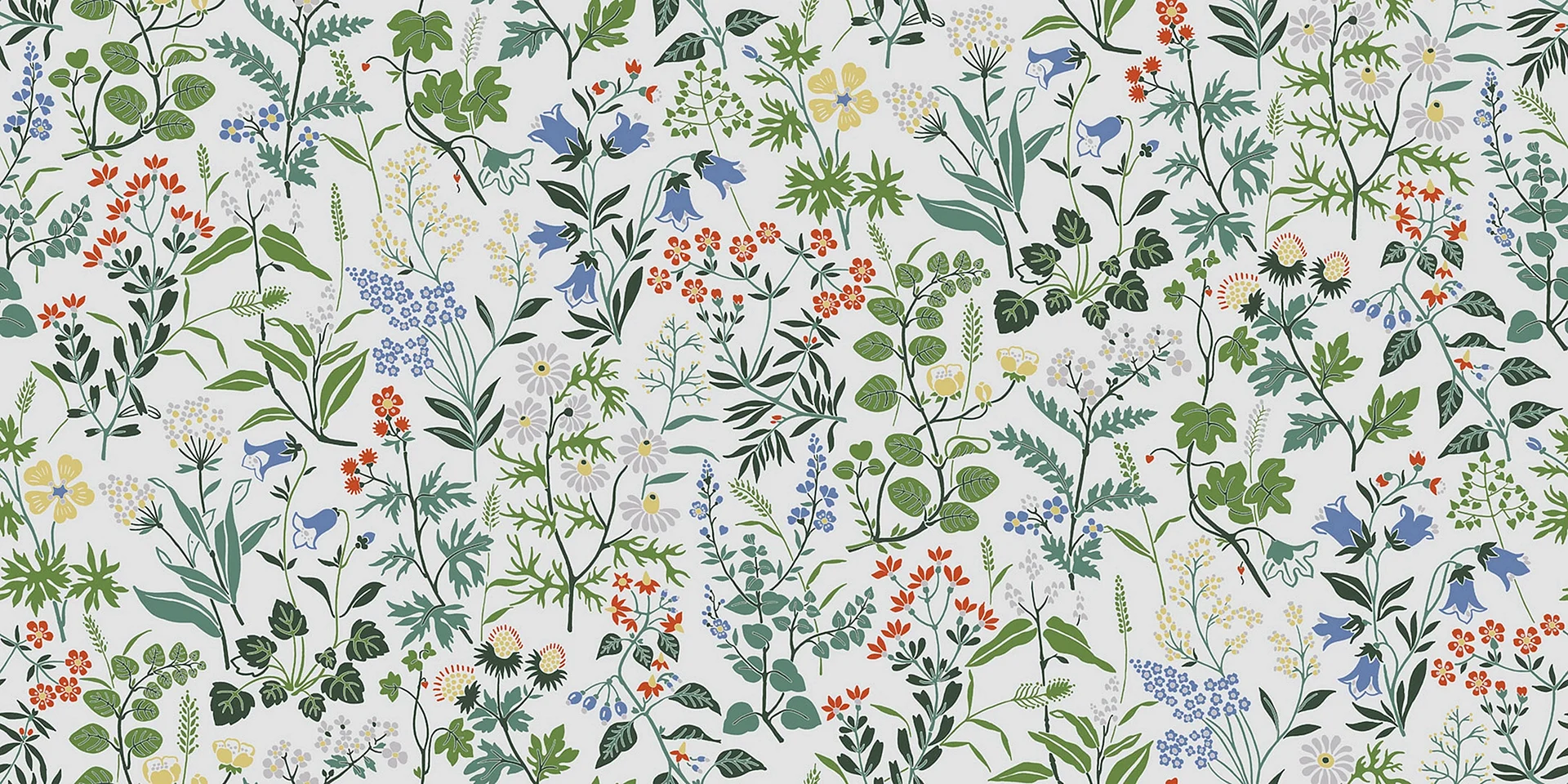 Botanical Seamless Pattern Wallpaper