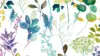 Botanical Watercolor Seamless Pattern Wallpaper