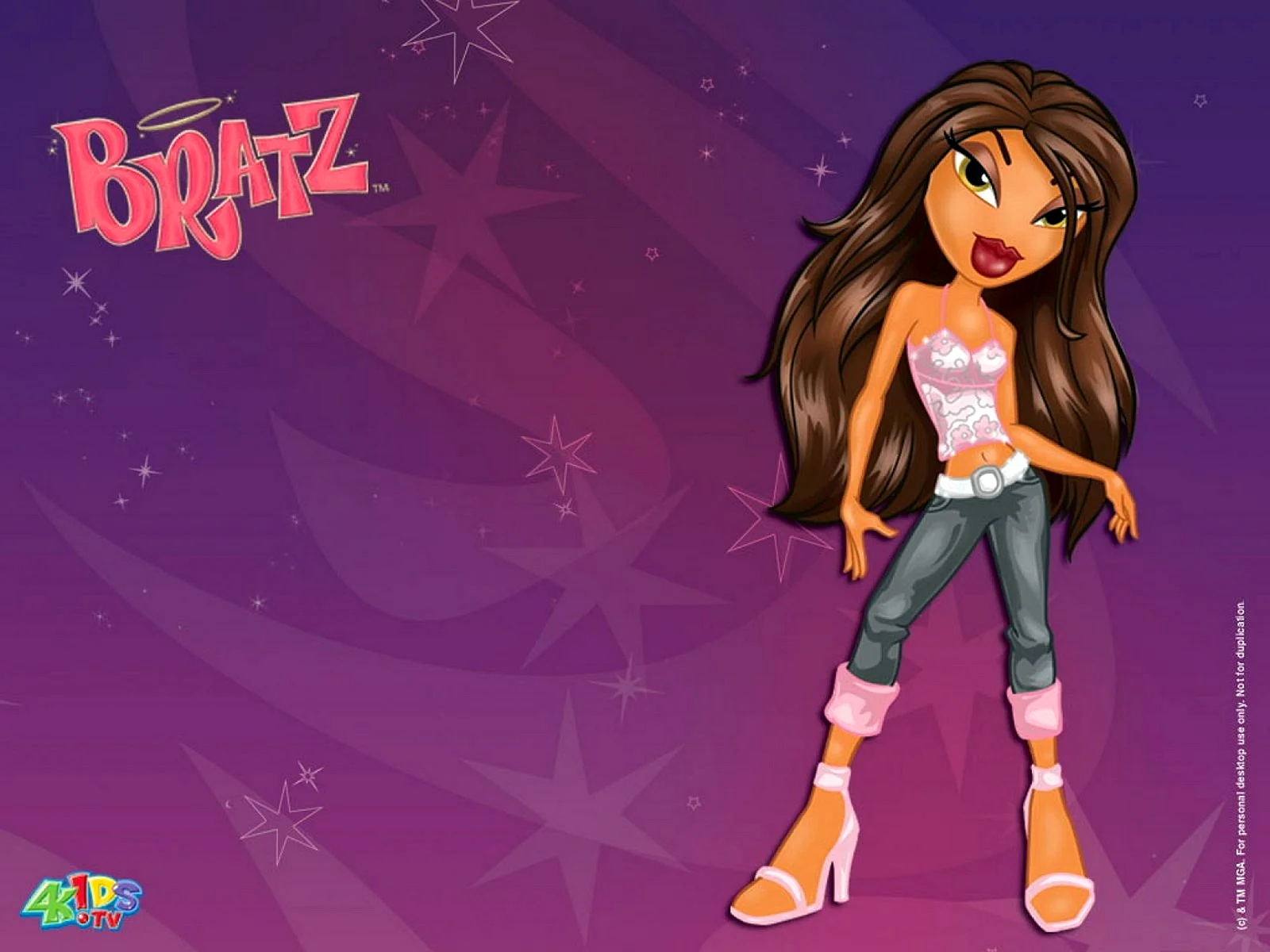 Bratz cartoon Wallpaper