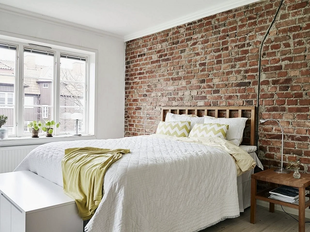 Brick Wall Bedroom Wallpaper