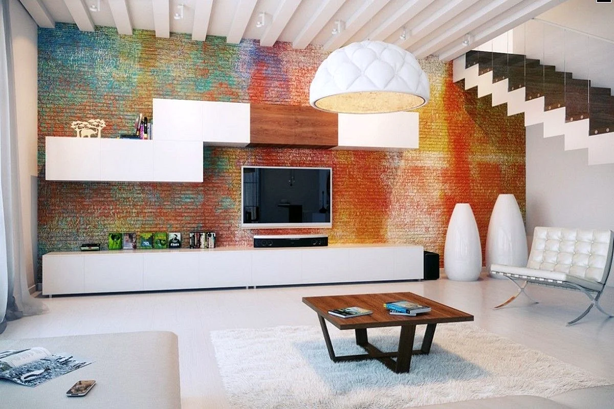 Brick Wall Interior Wallpaper