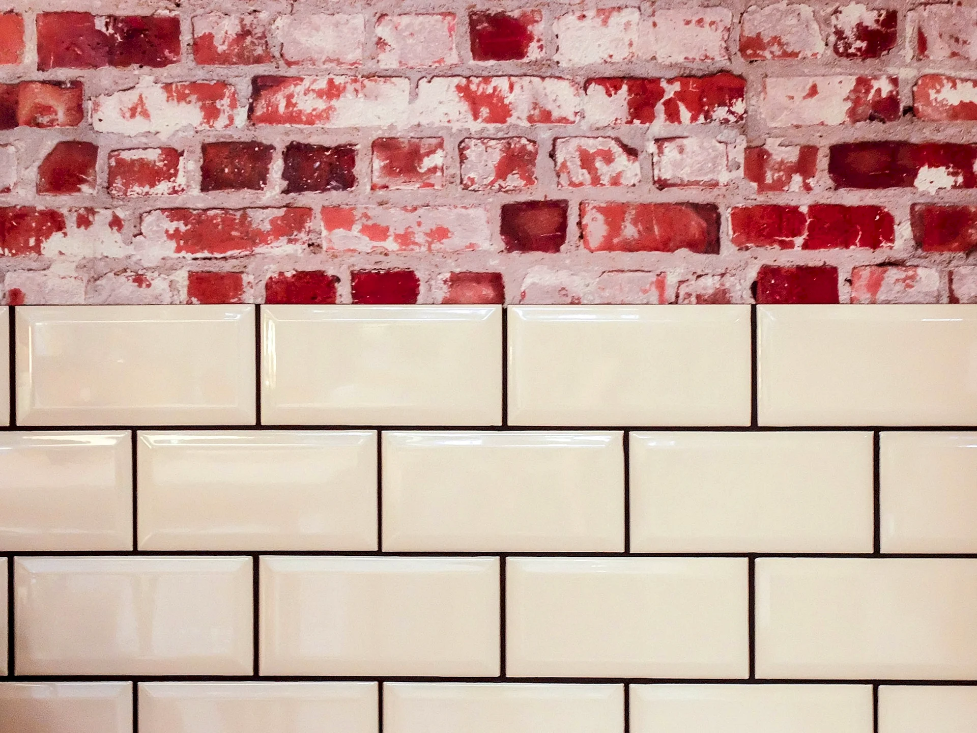 Brick Wall Tiles Wallpaper