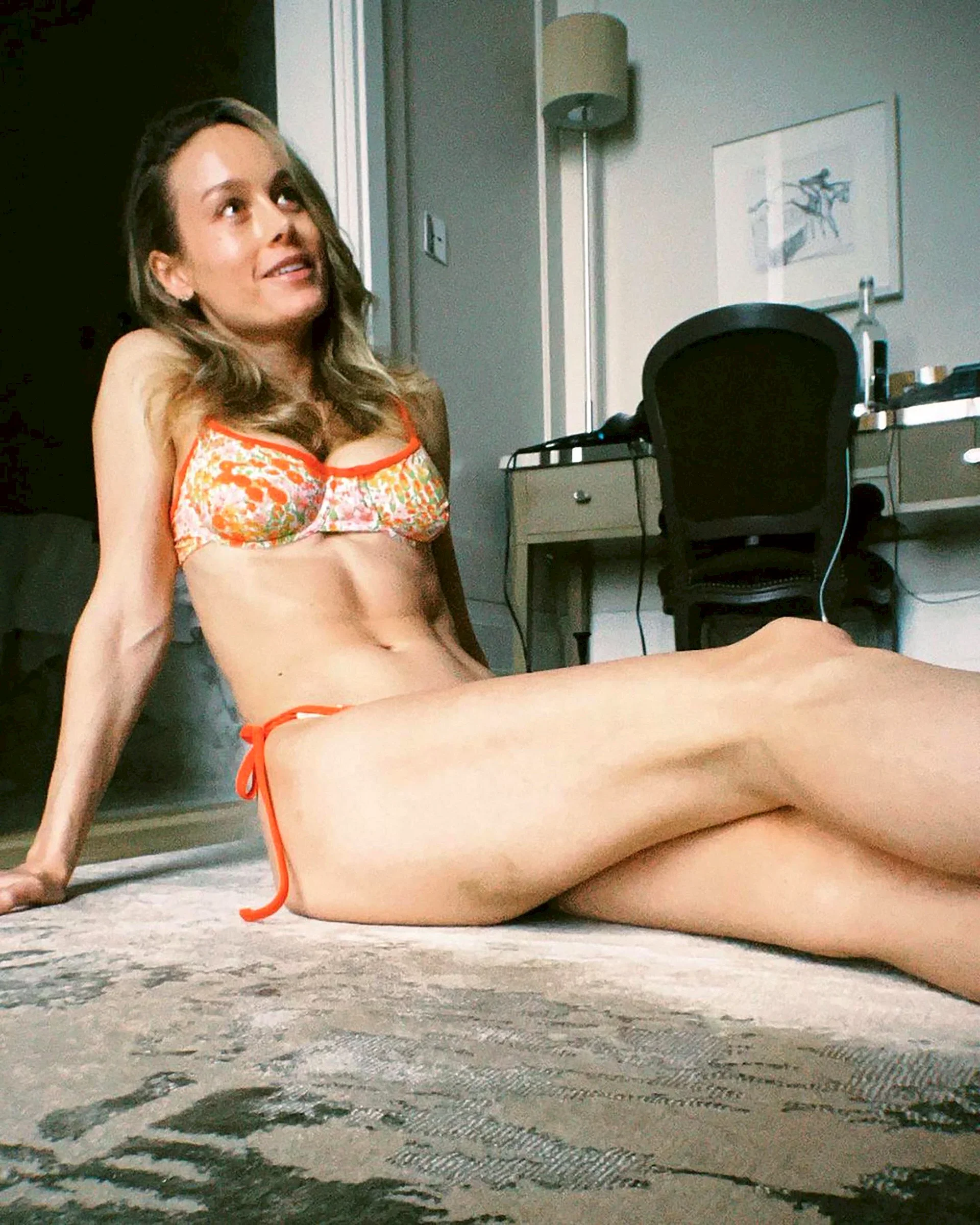 Brie Larson Bikini Wallpaper