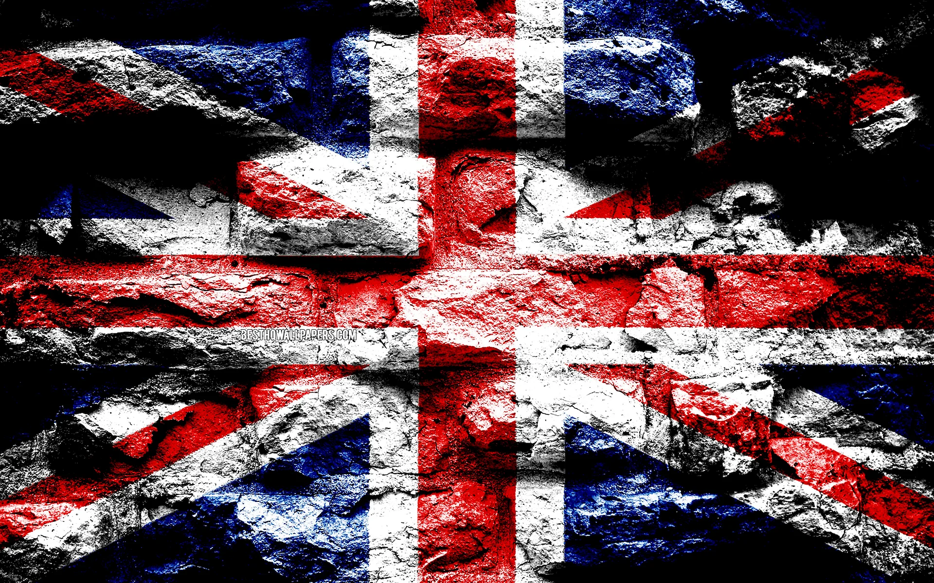Britain Flag Grunge Wallpaper