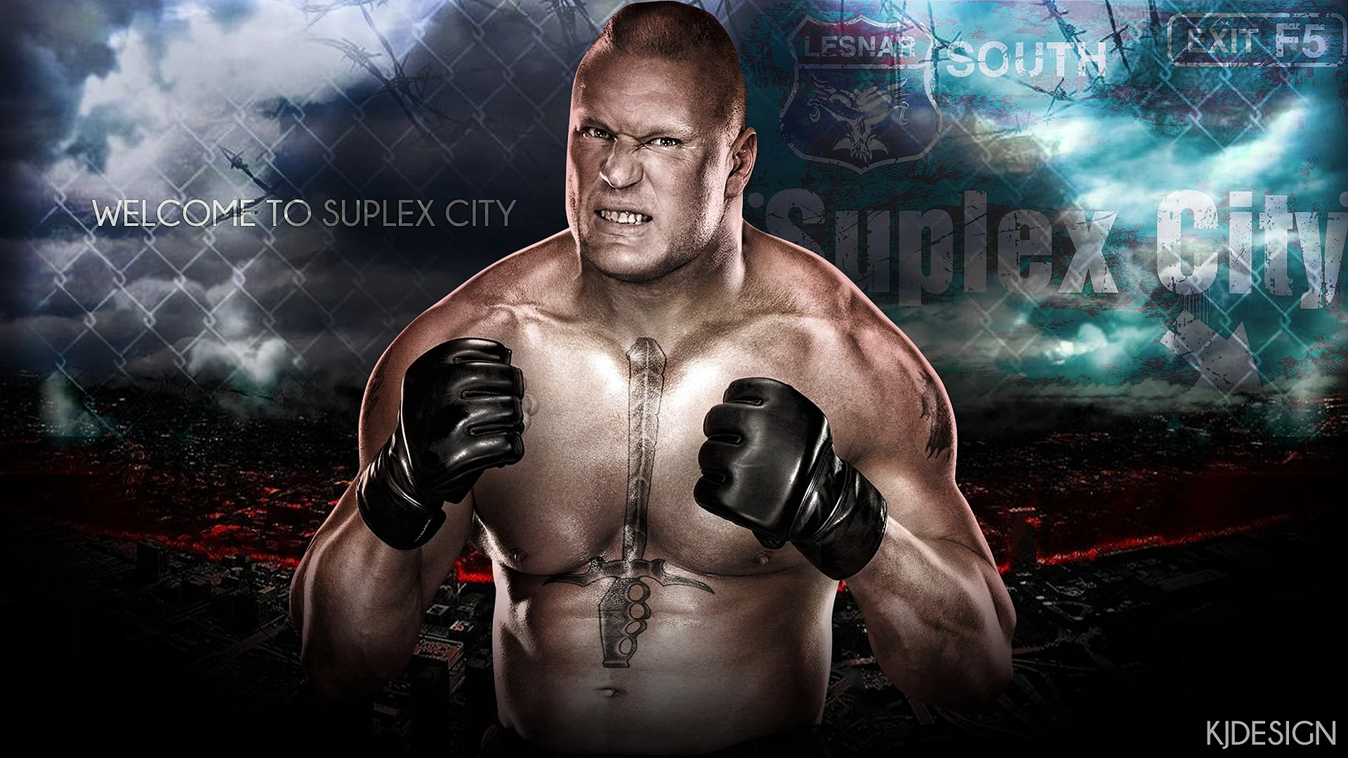 Brock Lesnar Suplex City Wallpaper