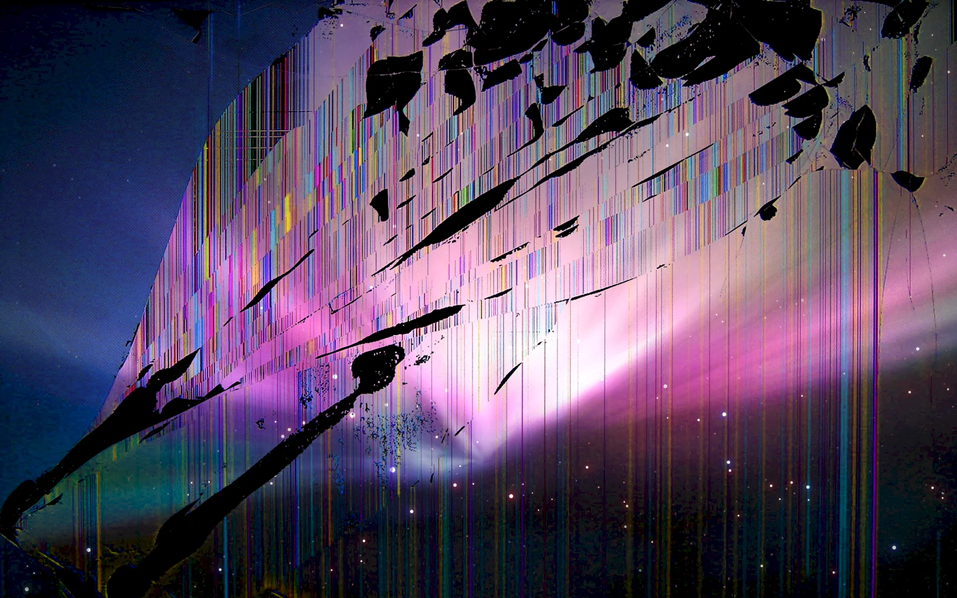 Broken Screen Wallpaper