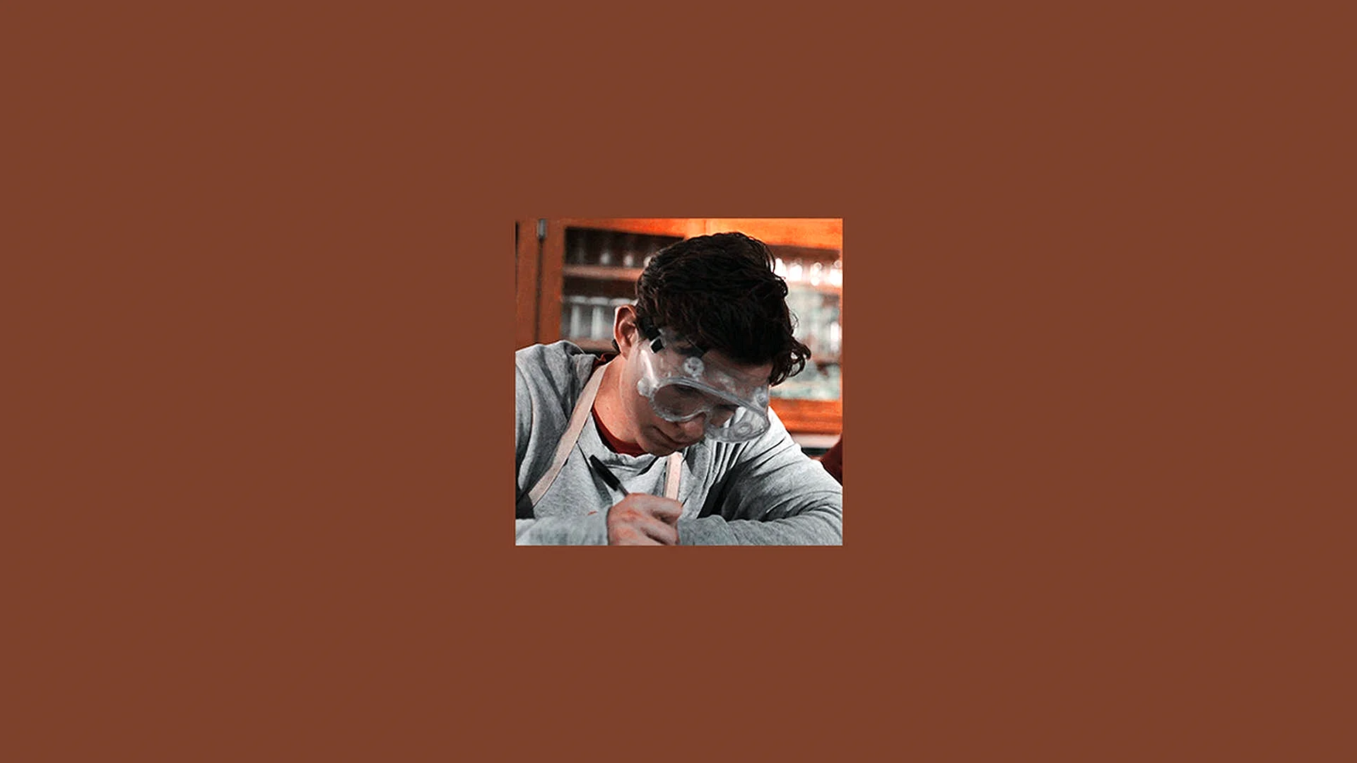 Brown aesthetic background Wallpaper
