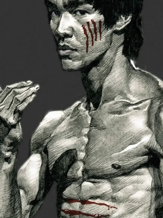Bruce Lee Art Wallpaper For iPhone