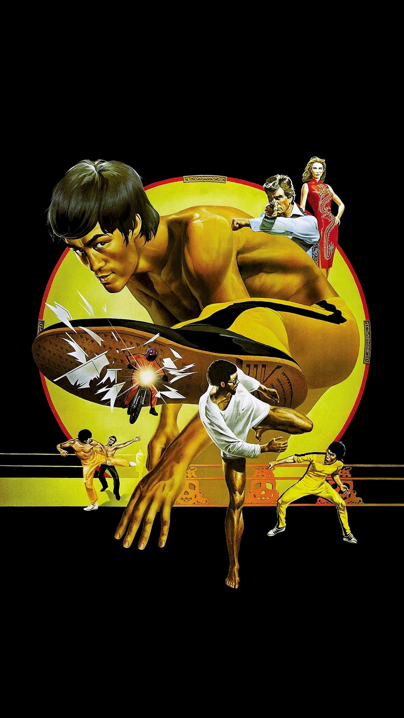 Bruce Lee Death Posters Wallpaper For iPhone