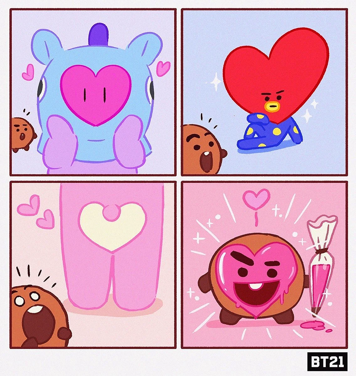 Bt21 Tata Wallpaper