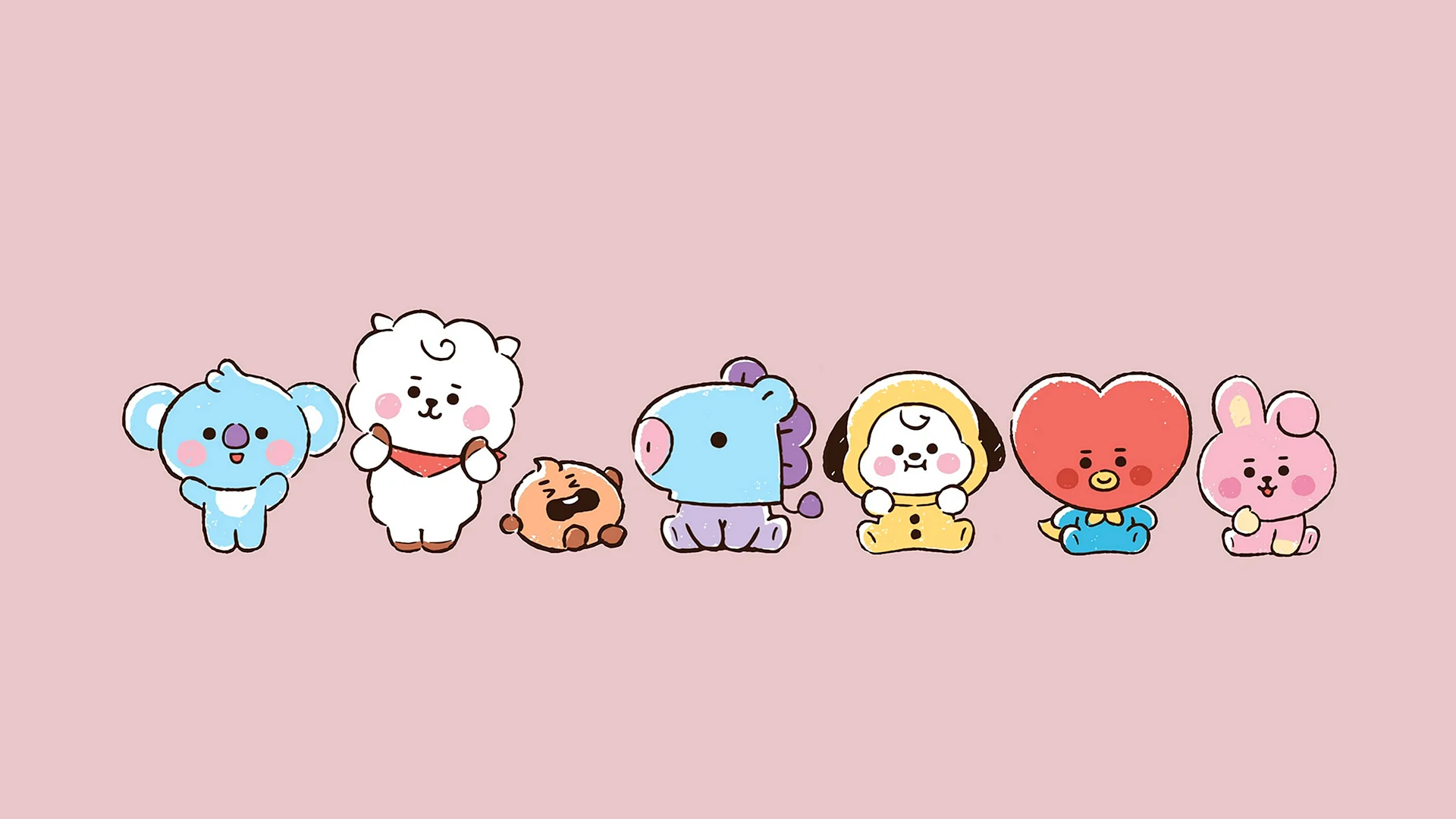 BTS bt21 Wallpaper