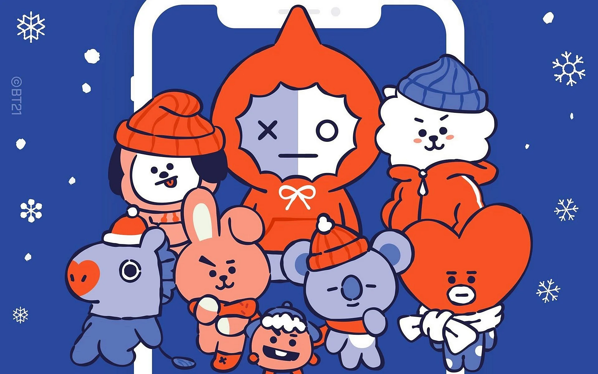 BTS bt21 Wallpaper