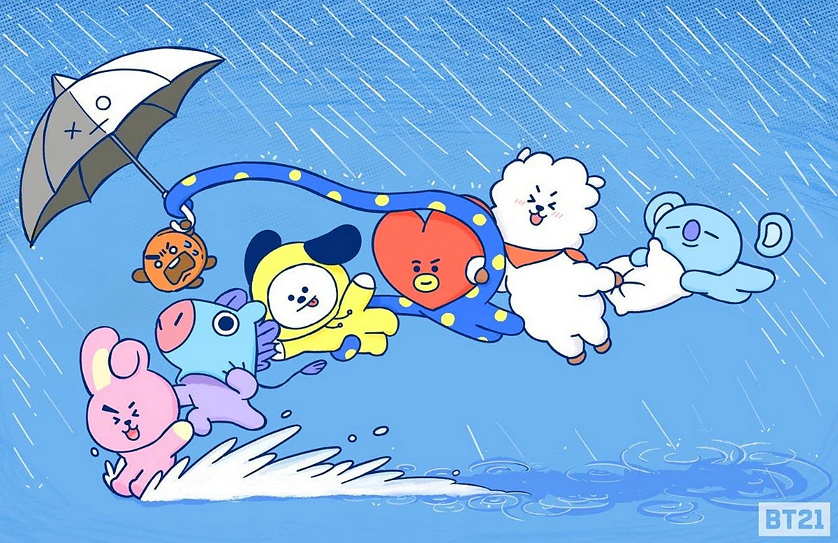 BTS bt21 Wallpaper