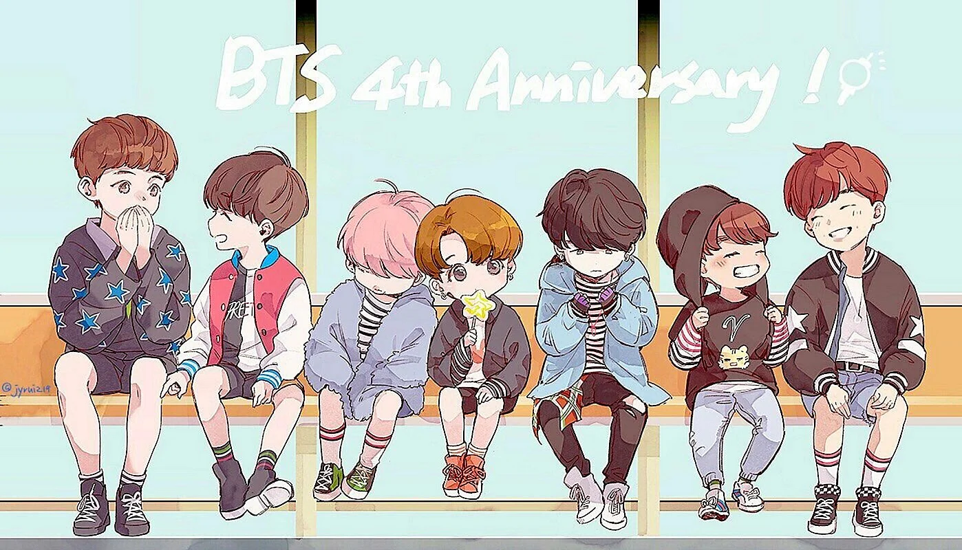 BTS characters Wallpaper