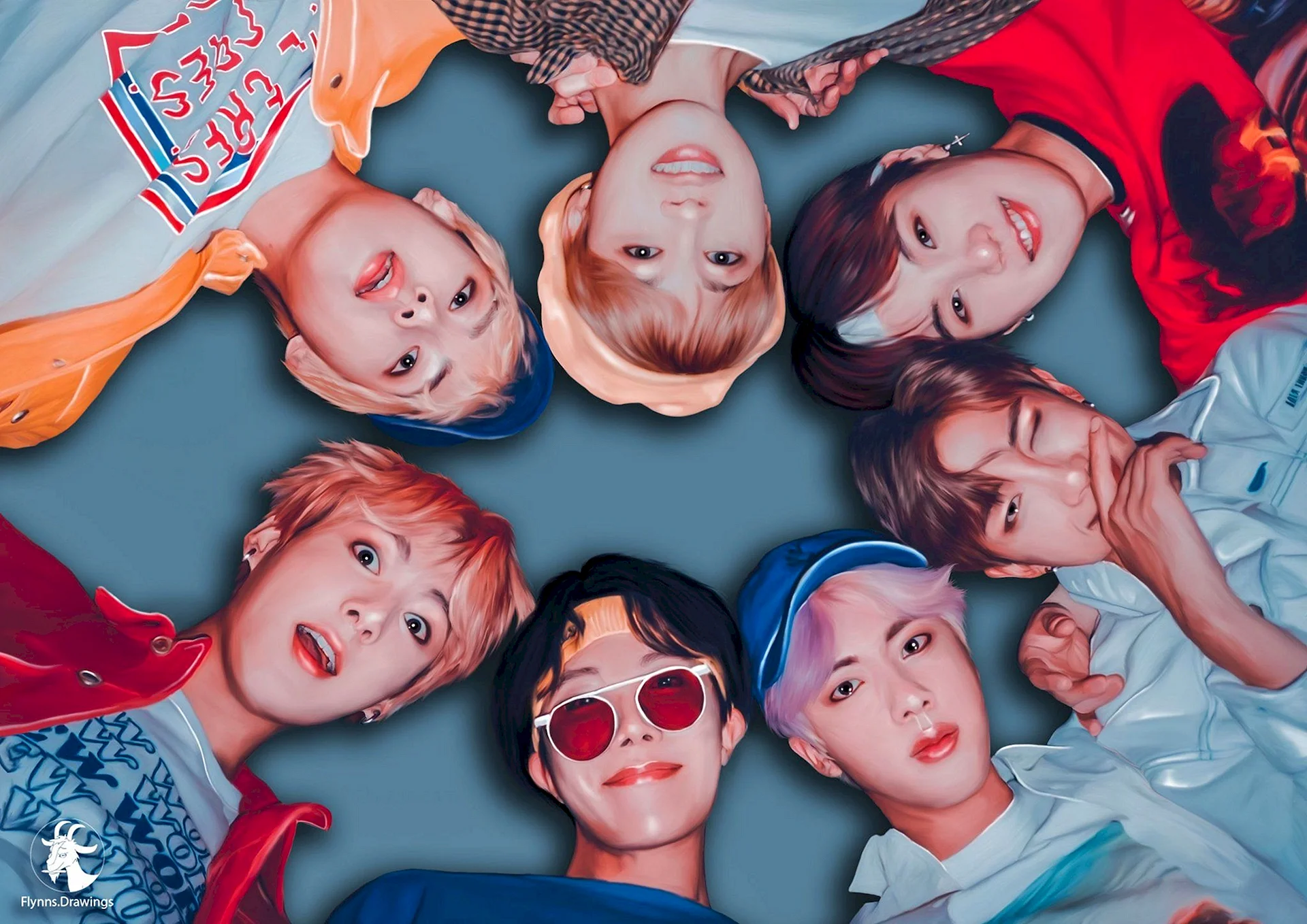 BTS collage Wallpaper