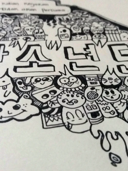 BTS Doodle Wallpaper