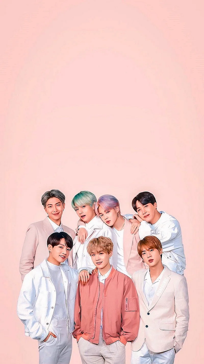 Bts Pink Wallpaper For iPhone