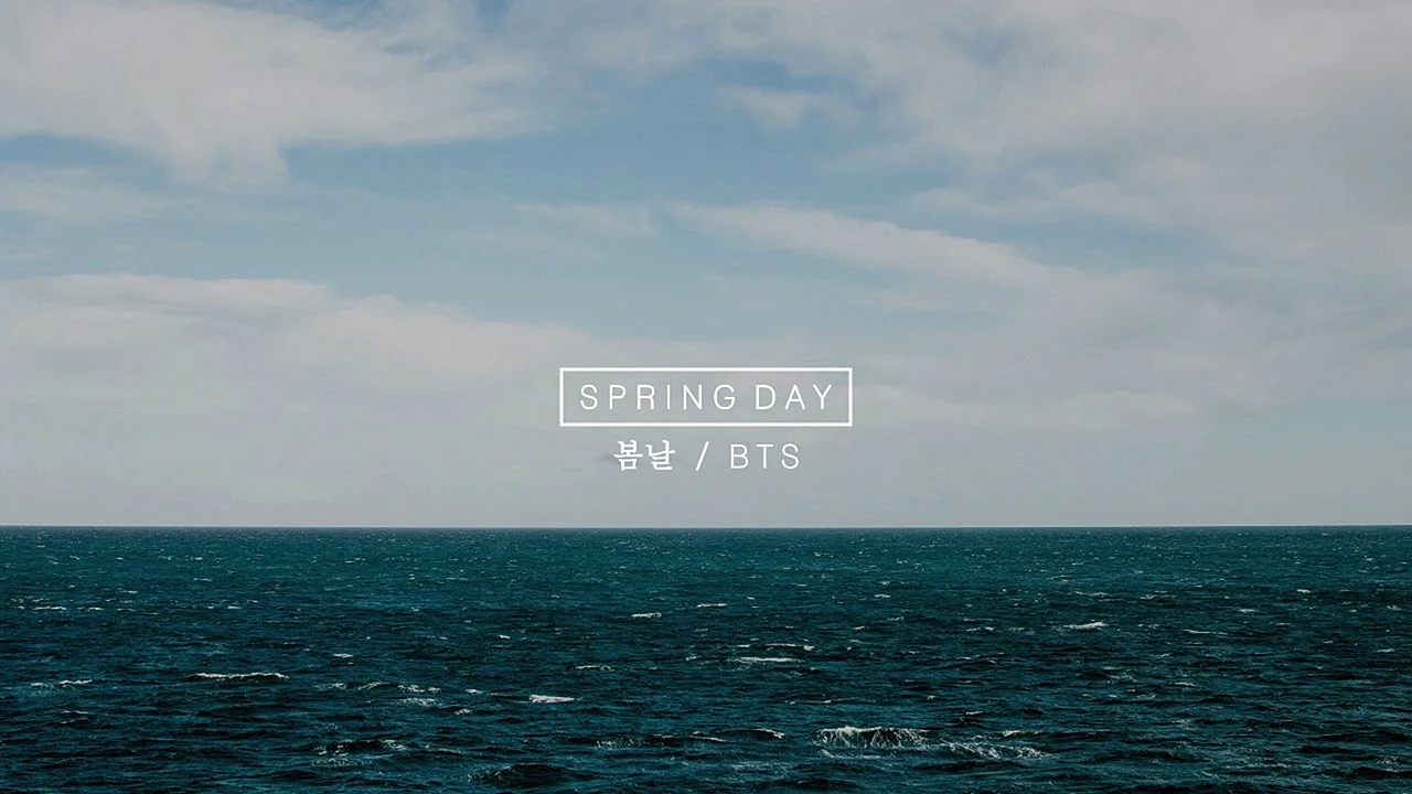BTS Spring Day aesthetic Wallpaper