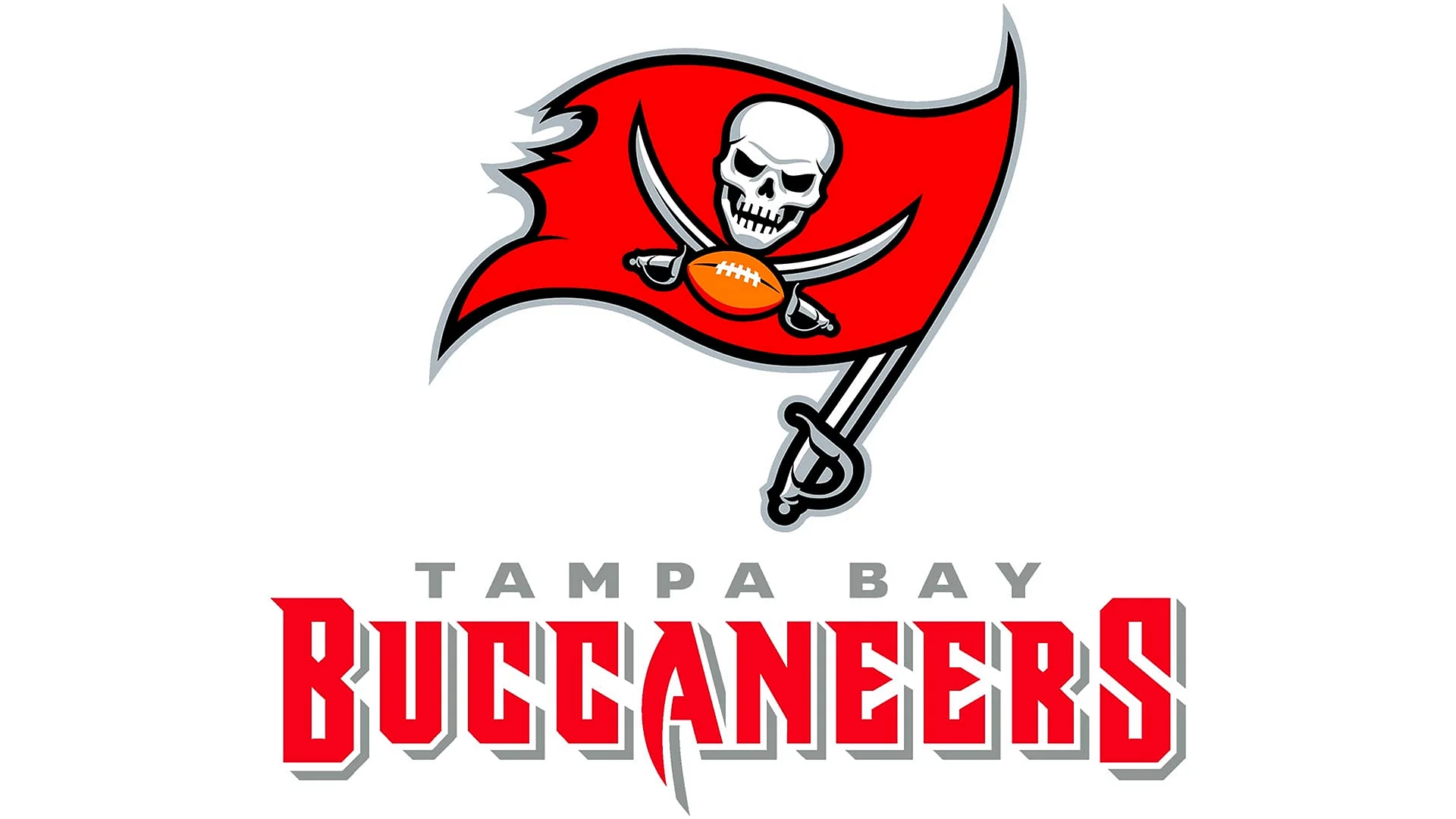 Buccaneers text logo Wallpaper